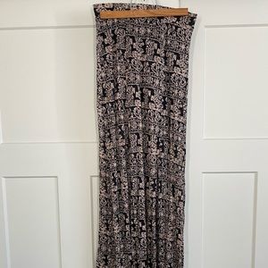 Forever 21 Tribal Aztec Print Maxi Skirt.